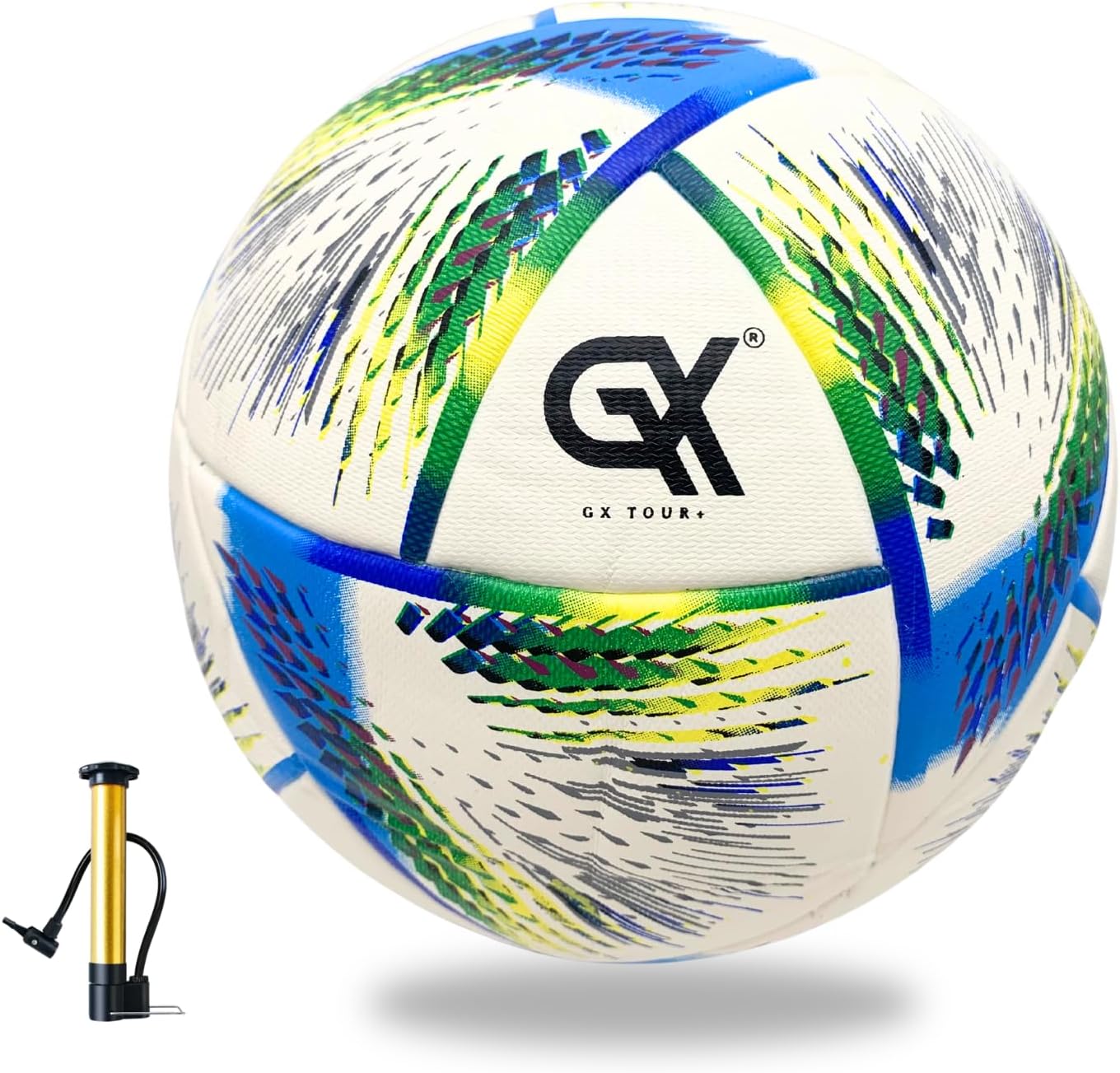 Thermo Bonded Polyurethane Soccer Ball Size 5 – Professional Grade PU Material, USA Quality Outdoor Sports, Premium Size 5 Soccer Ball for Training & Competitive Matches