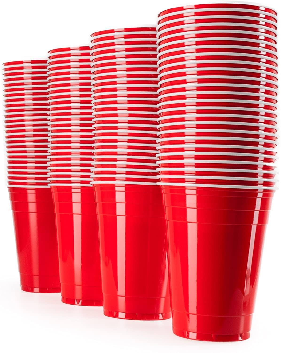 Wanna Party Pack of 20 Game Pong Glasses Red Color/Pong Cups with a Ball.Fun Games perfect for Bachelors/Bachelorette Party/Cocktail Party 3
