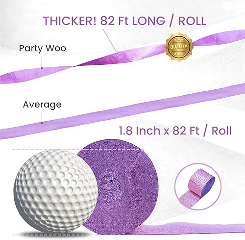 Vista 22 de PartyWoo Serpentinas de papel crepé verde, 6 rollos de 492 pies, paquete de papel crepé verde bosque esmeralda cazador para graduación, Navidad