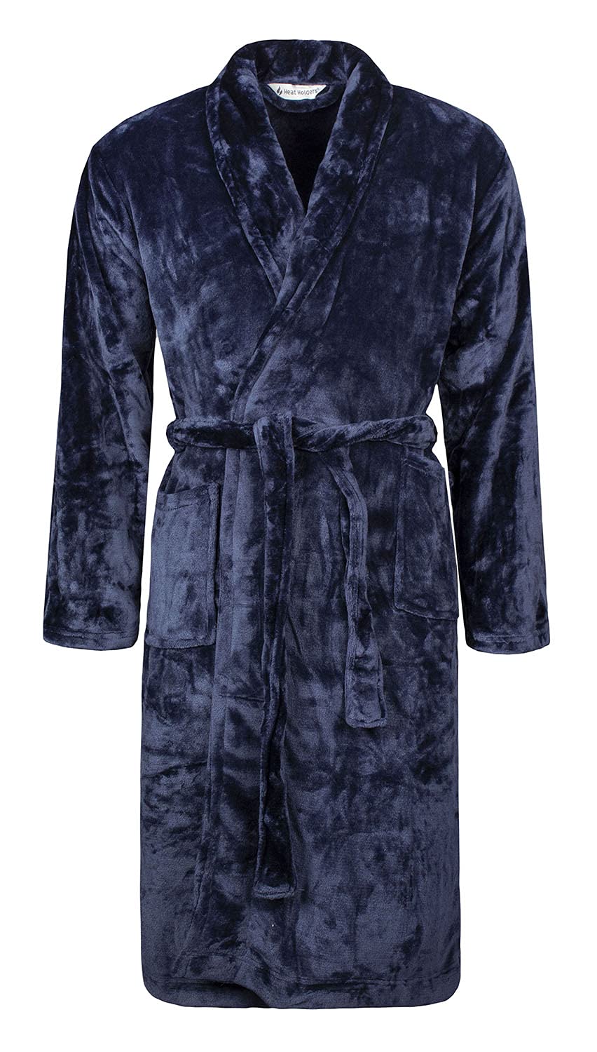Heat Holders Men's Navy Soft Warm Dressing Gown
