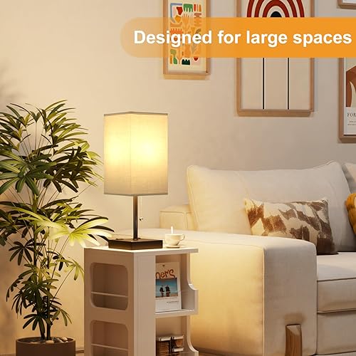 Miniatura 7 de aooshine Lámpara gris con base negra