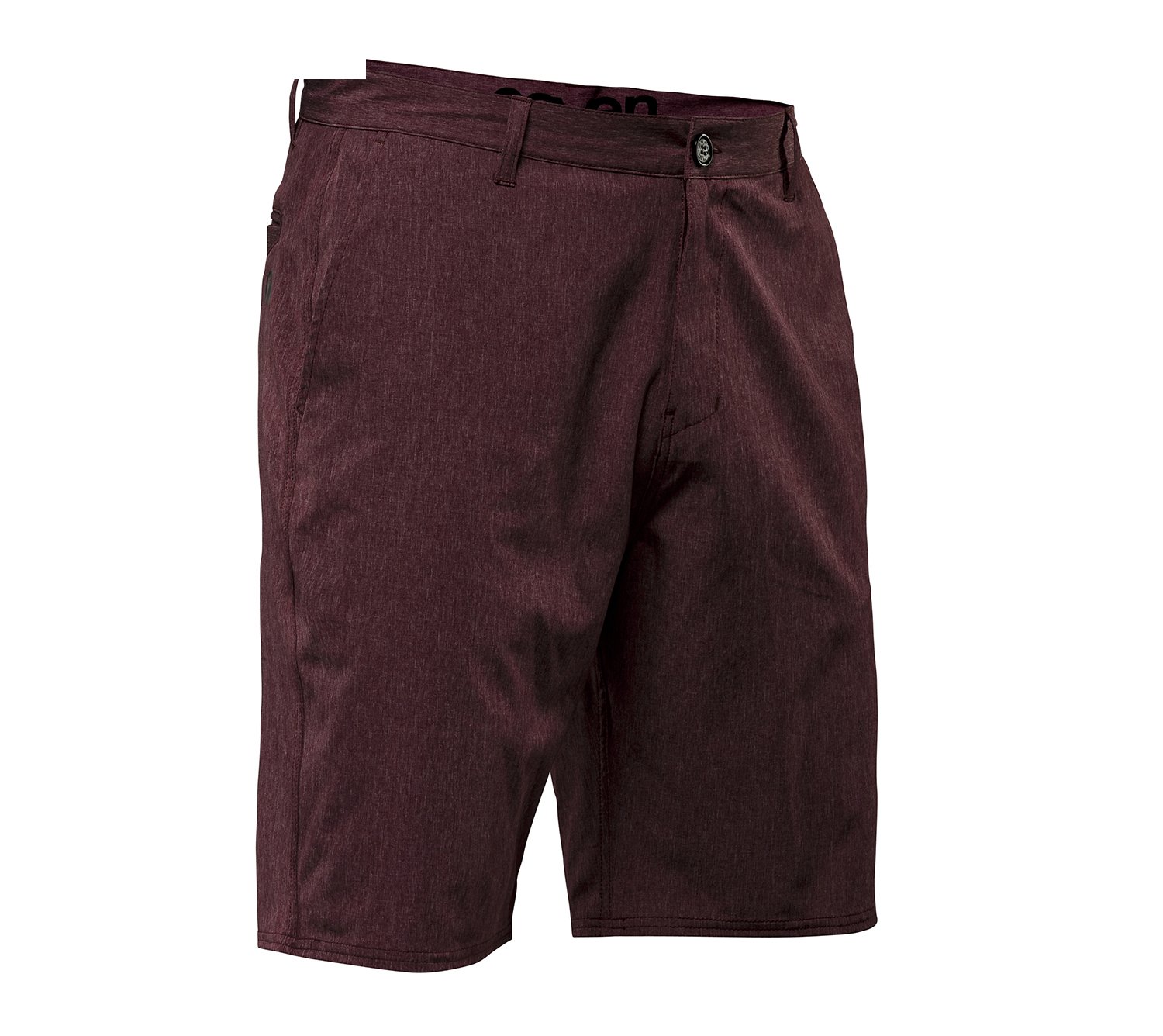 Seven MX Casual Adult Hybrid Short, Maroon Heather, Size 30