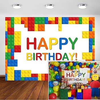 building block birthday party