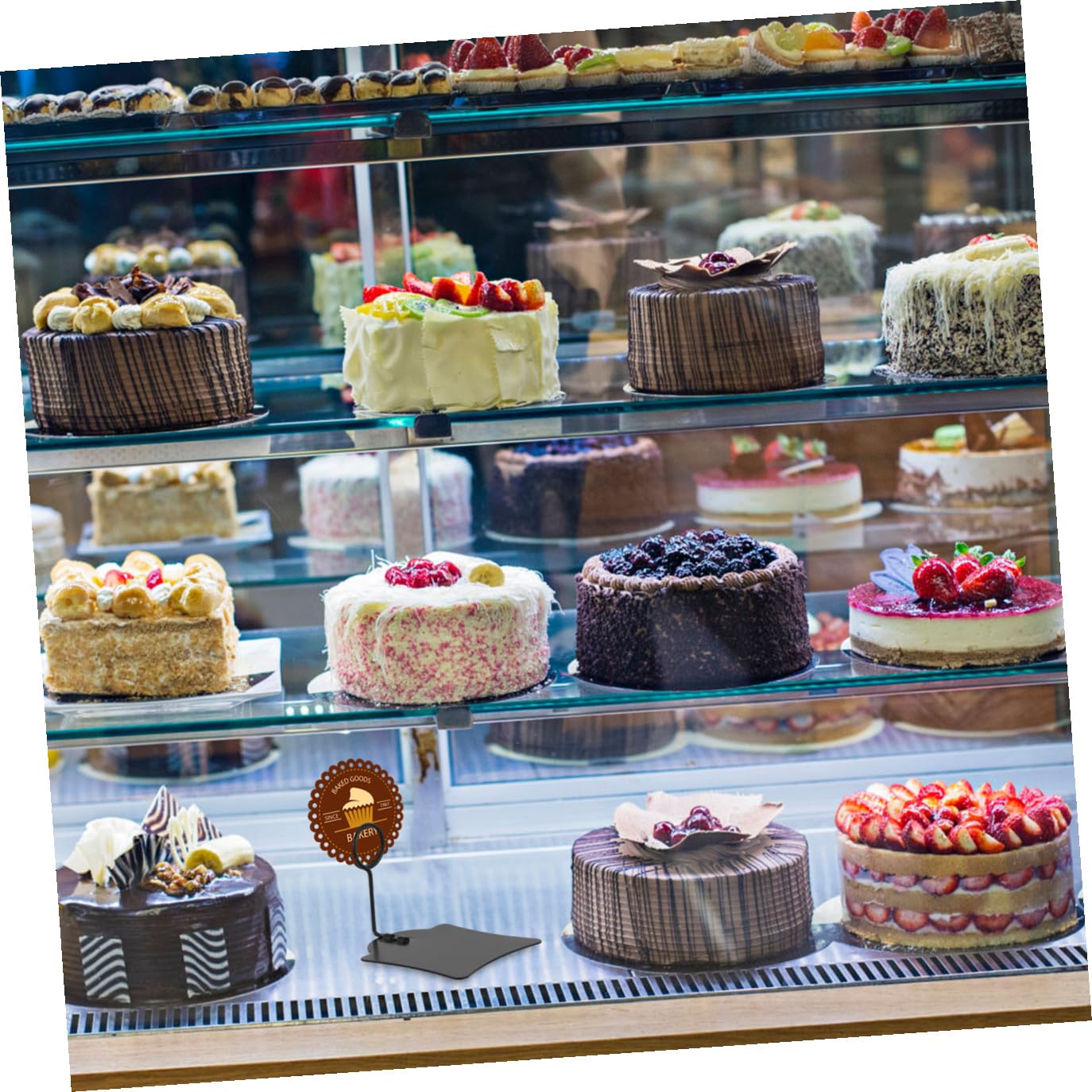 TEHAUX 20pièces Porte-étiquette Métallique Avec Clip Support Affichage Pour Prix Cintres De Prix Pour Magasins Supermarchés Et Boulangeries