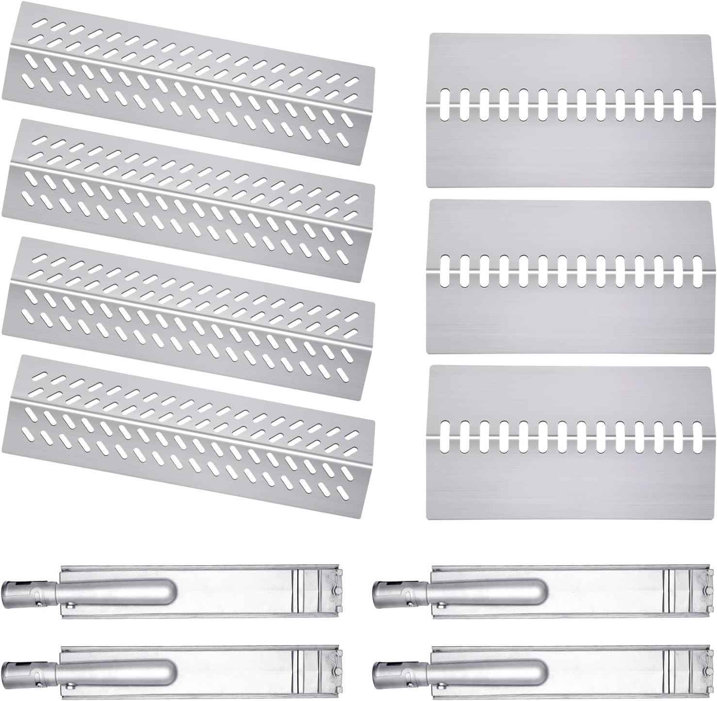 16516 16631 16520 Grill Burner for 4 Burners Bull Grill Replacement Parts Angus 47628, 47629, Steer Premium 69008, 69009, Outlaw 26038, 26039, Cal Flame G3 G4 P4, Grill Heat Plates Accessories