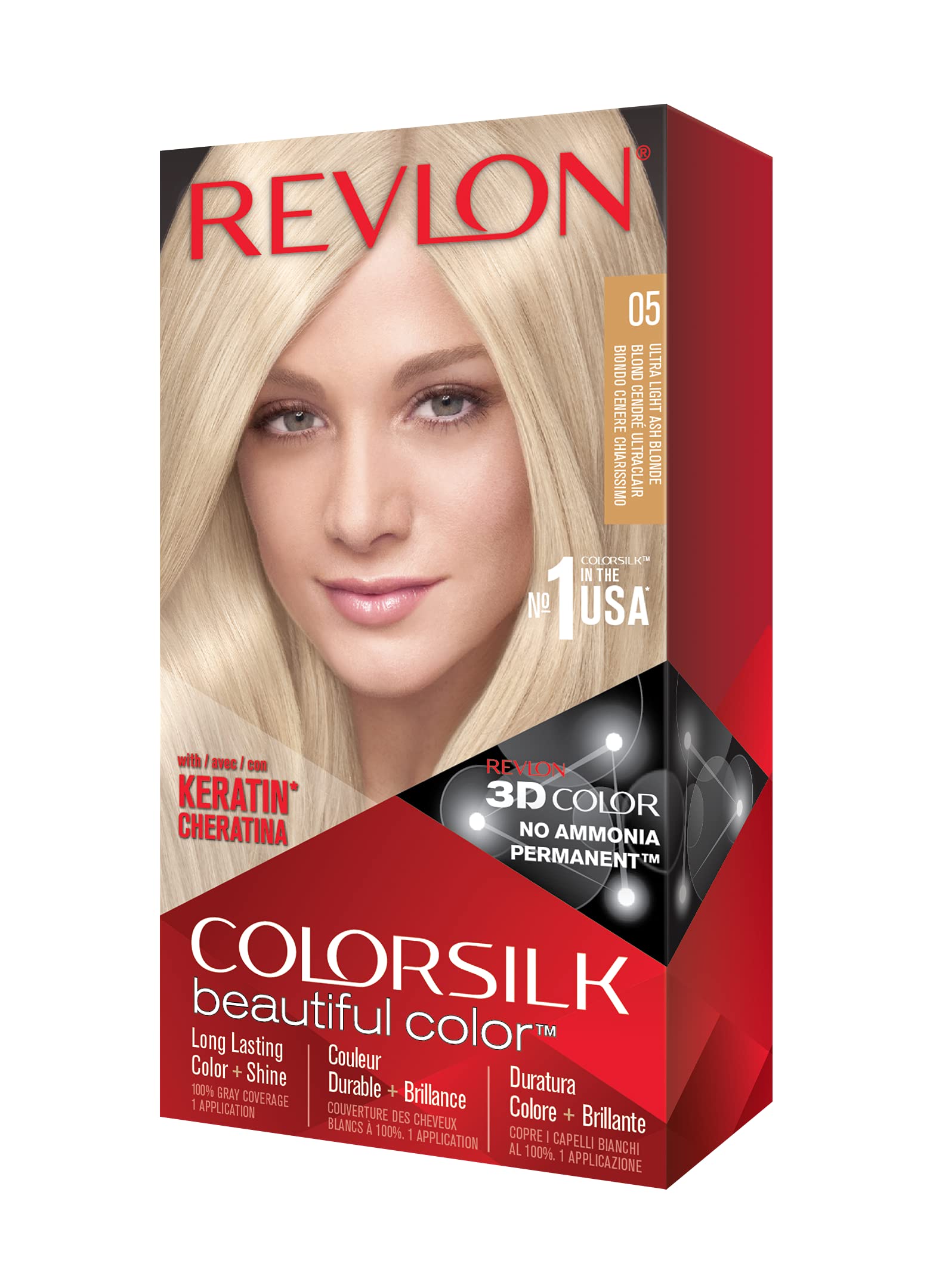 Buy Revlon Colorsilk Beautiful Color 05 Ultra Light Ash Blonde 1 Count Buy Revlon Colorsilk Beautiful Color 05 Ultra Light Ash Blonde 1 Count