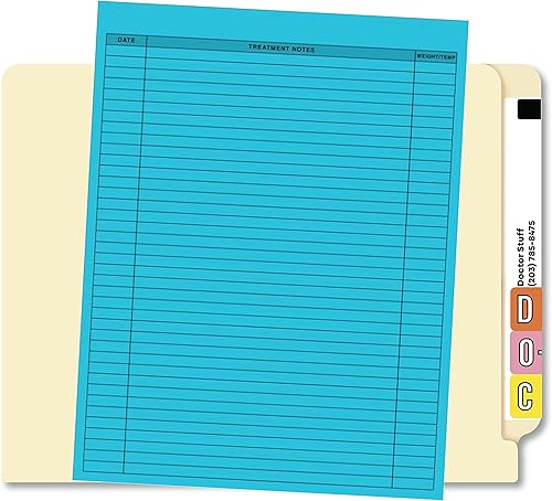 Vista 3 de Doctor Stuff - Formularios de registro médico veterinario canino, tabla veterinaria de 2 caras para perros, registro de vacunación y tratamiento