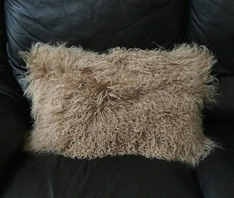 sheep fur pillow
