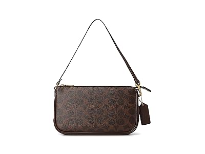 COACH Plaza Bag In Signature Canvas Shoulder Women