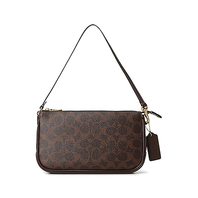 COACH Plaza Bag In Signature Canvas Shoulder Women
