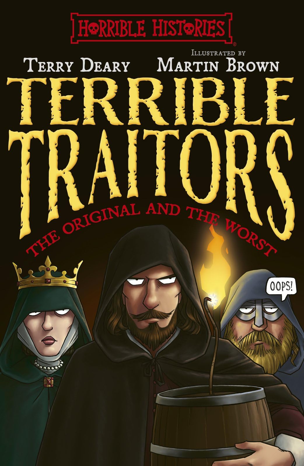 Terry Deary Terrible Traitors Paperback Book