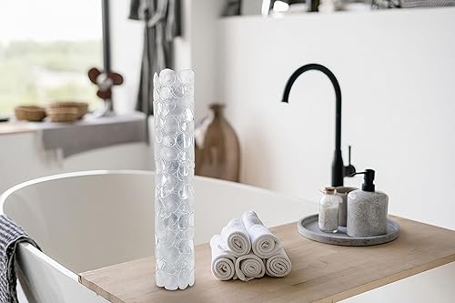Miniatura 6 de Splash Home Rocks - Tapete para bañera antideslizante, extra largo con 167 ventosas, tapete de baño para bañera, 36 pulgadas de largo x 17 pulgadas