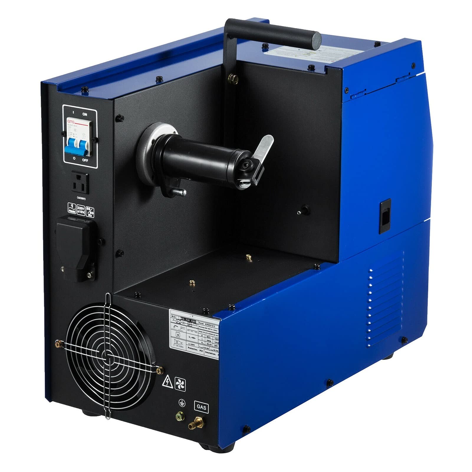 Saldatrice MIG-250 250Amp Mig/MMA 2-in-1 Inverter DC Saldatrice IGBT Gas/Gasless Trainafilo 20-45A Potente ed Efficiente