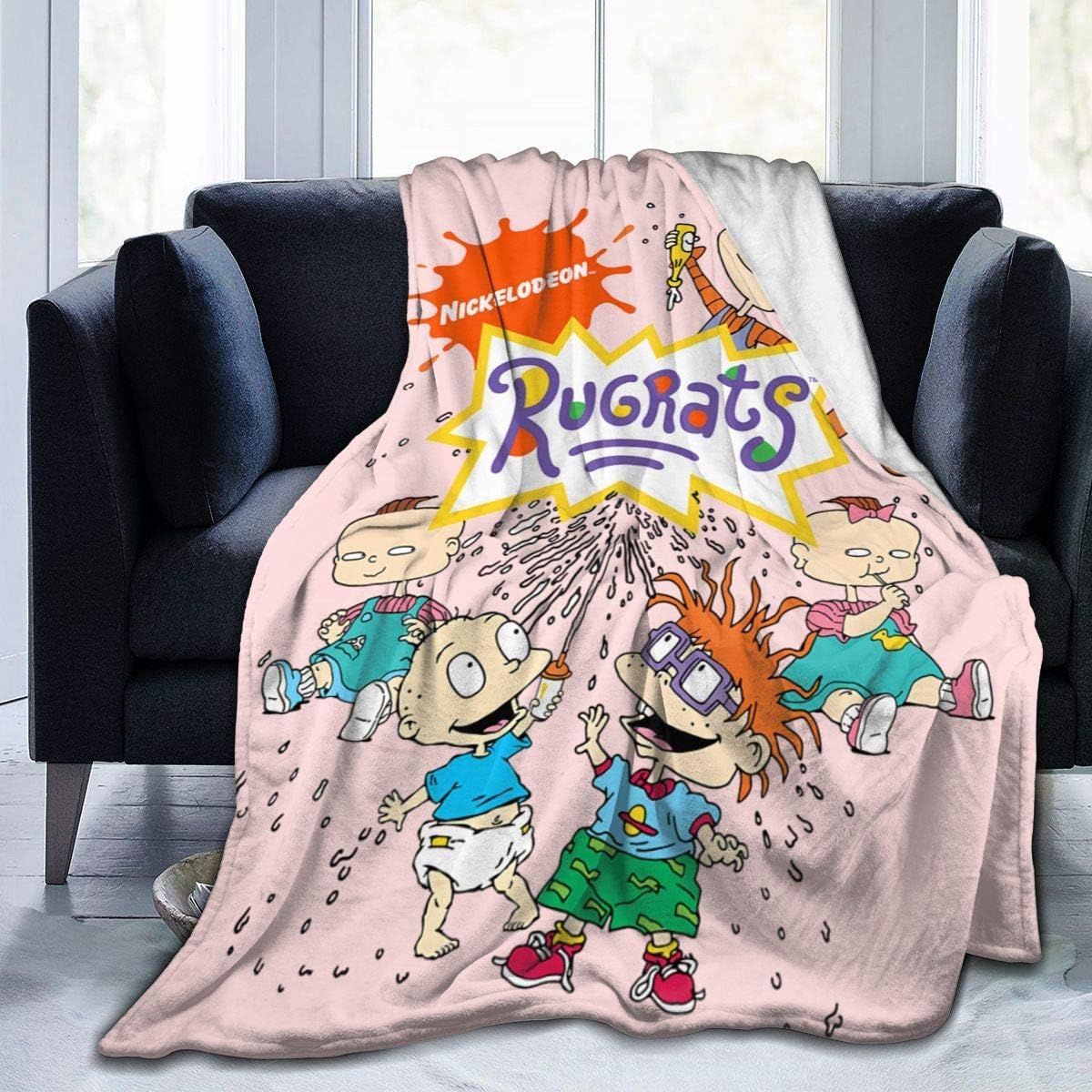Purl zither Rugrats Blanket Flannel Throw Blanket Ultra Soft Micro Fleece Blankets