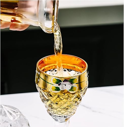 Miniatura 2 de Botella de vino de vidrio para whisky botella de cerveza de cristal Recipientes de cerveza de cristal Copa de vidrio Casa Bar Herramientas