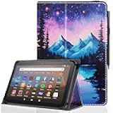 Pudiceva Universal 10 10.1 Inch Android Tablet Case,Slim Folding Stand Cover for All 9