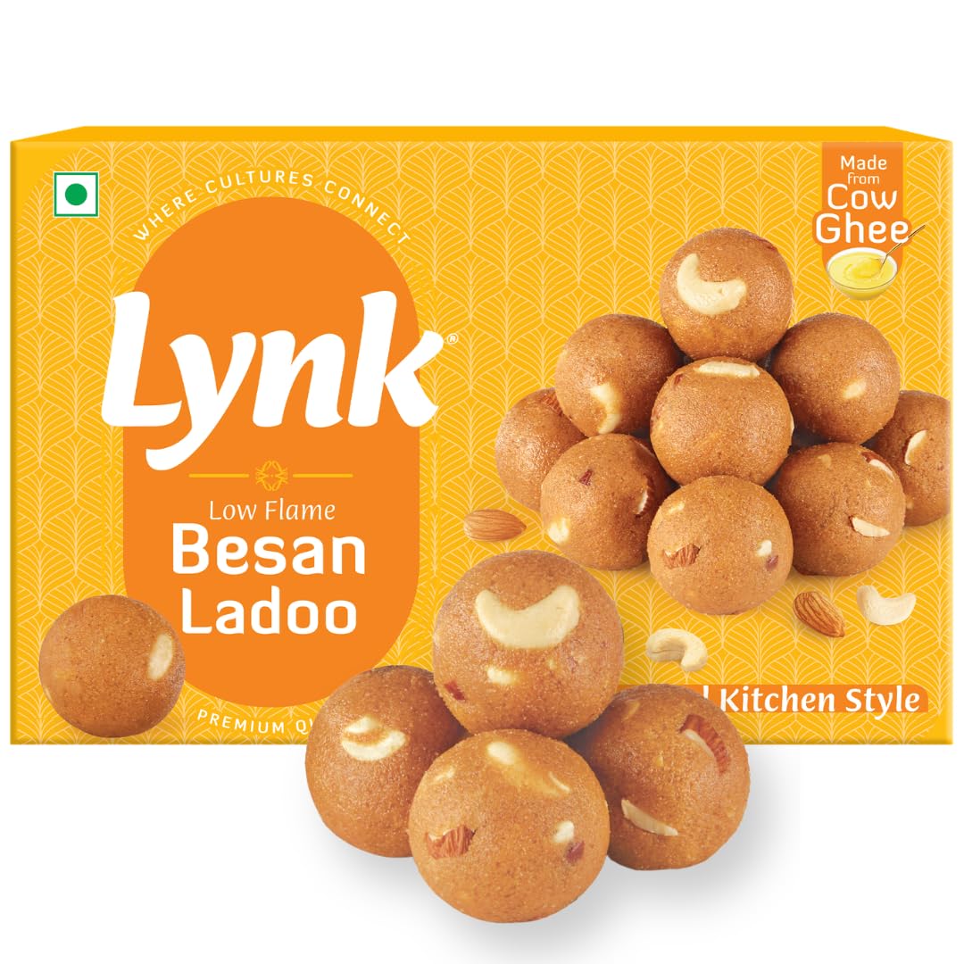 Lynk Besan Ladoo - Pure COW GHEE