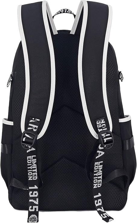Roffatide Anime Black Butler Backpack Book Bag Laptop School Bag with USB Charging Port And Headphone Port