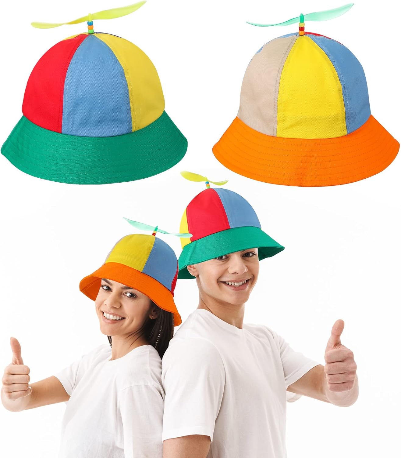 Maxtonser Cappello alla pescatora unisex con papera gialla
