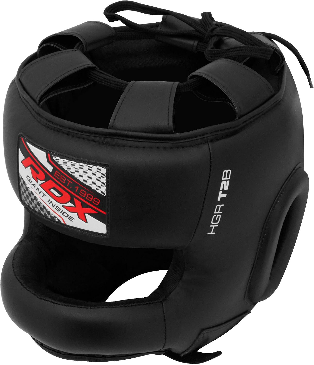 RDX Boxing Headgear Maya Hide Leather MMA Sparring Grappling Kickboxing Training Taekwondo Karate BJJ Fighting