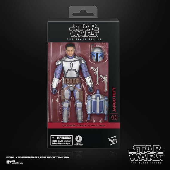 STAR WARS The Black Series Jango Fett, Attack of the Clones Premium Collectible 6 Inch Action Figure | Star Wars The Black Series 6 Inch Action Figure (2026 Wave 1) - Jango Fett #10