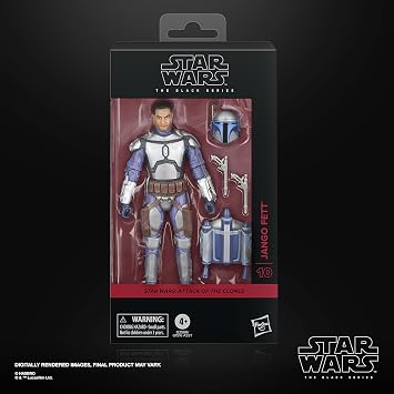 STAR WARS The Black Series Jango Fett, Attack of the Clones Premium Collectible 6 Inch Action Figure | Star Wars The Black Series 6 Inch Action Figure (2026 Wave 1) - Jango Fett #10