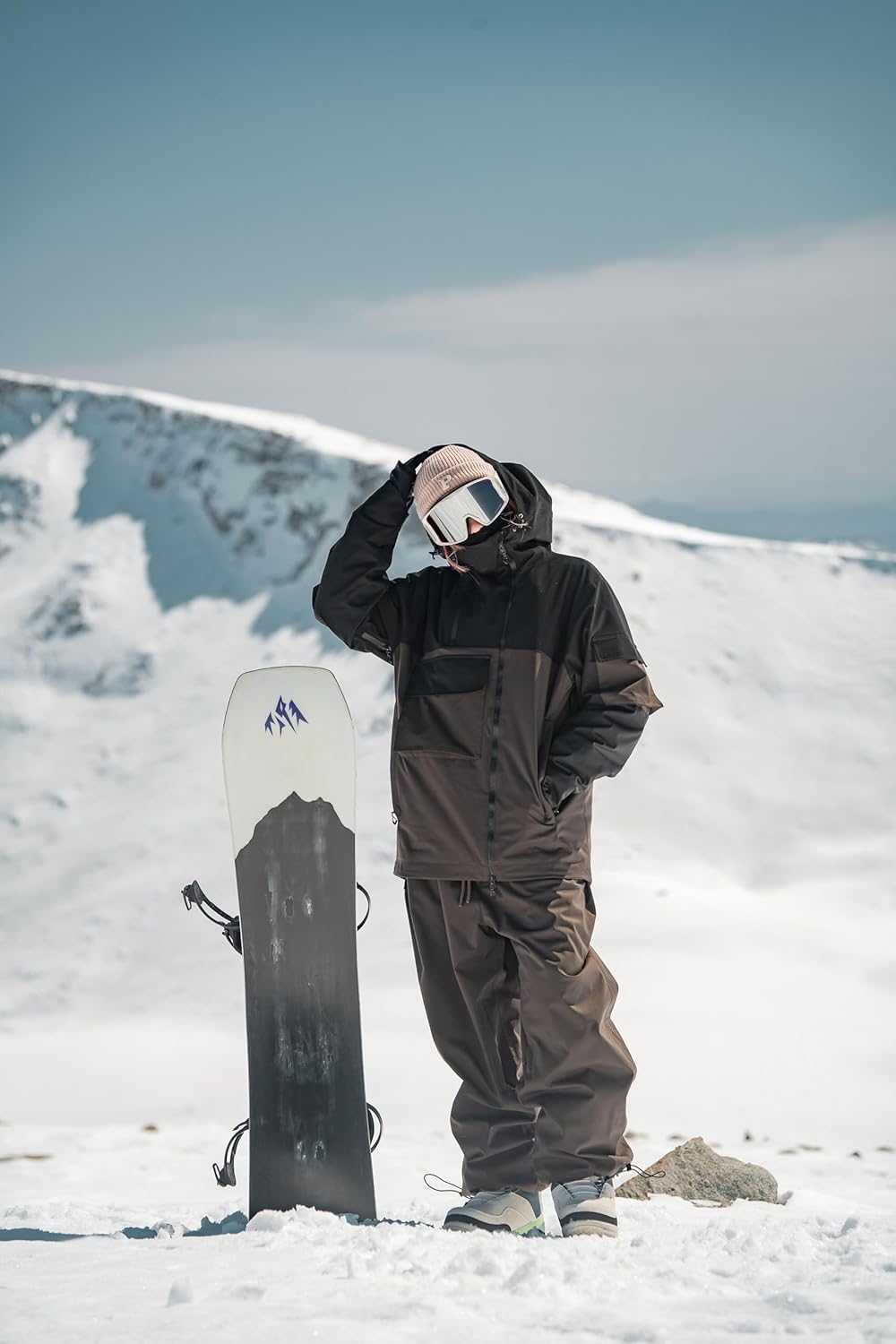 GSOU SNOW Men's Snowboarding Jacket Loose Ski Snow Coat Waterproof Insulated Unisex Winter Jacket - Image 4