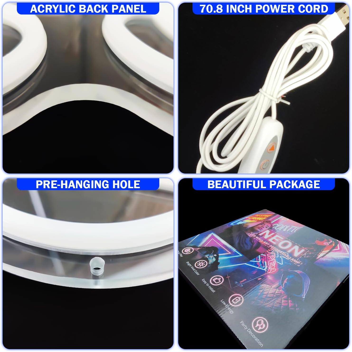 Nuka Cola Neon Sign Game Neon Light Sign Gamer LED Signs for Wall Dimmable Light Up Signs for Bedroom Gamer Room Man Cave Neon Wall Sign Hanging Decor Light - Image 7