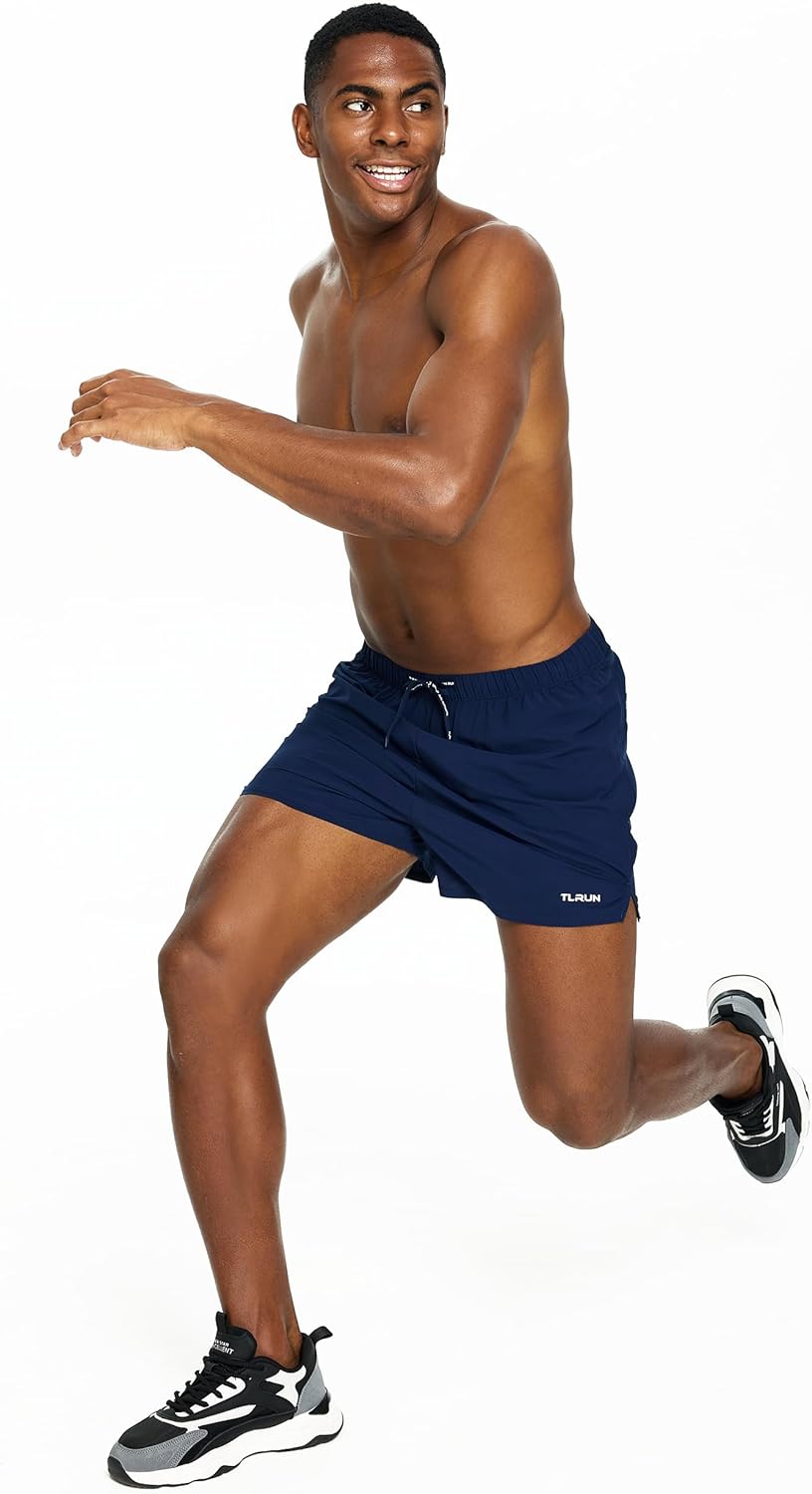 Men's Ultra Lightweight 3" Running Shorts Lined Marathon Trail Athletic Shorts - Image 6