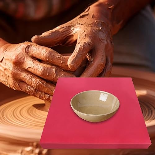 Miniatura 5 de Colaxi Pottery Foam Table Runner Clay Pressing Square 45cm Creativity Shaping Pottery Foam Pad for Beginner Trimming