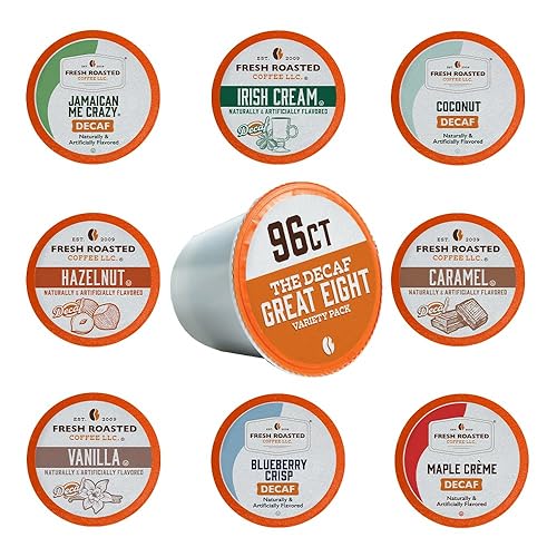 Miniatura 488 de Fresh Roasted Coffee, Peaberry de Tanzania, tostado ligero, Kosher, compatible con K-Cup, 24 cápsulas