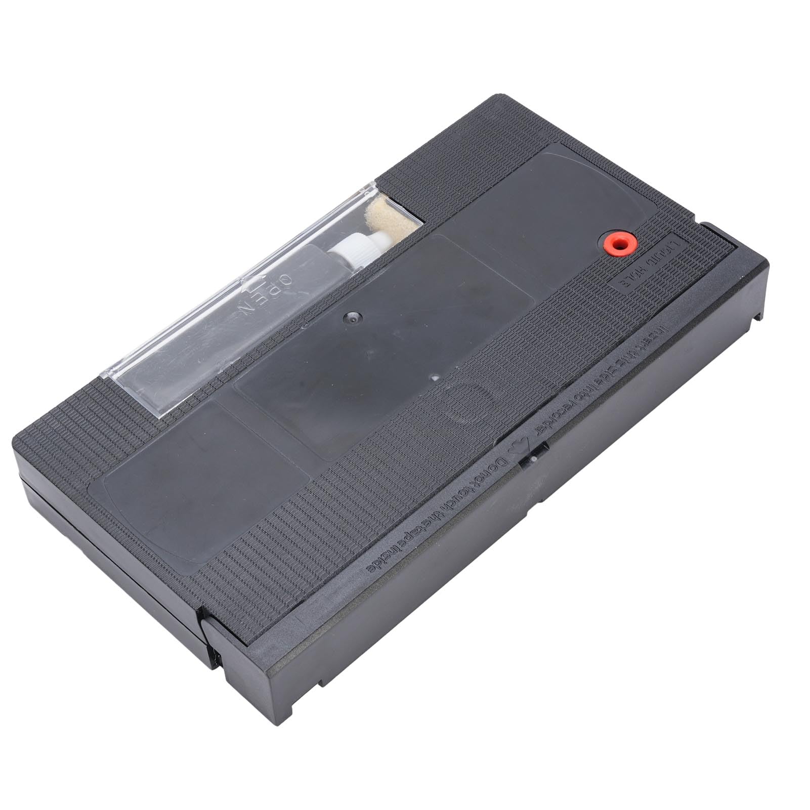VCR Limpiador de cabezales, tecnología húmeda, limpieza segura con de limpieza húmeda, para reproductor VCR VHS, reutilizable