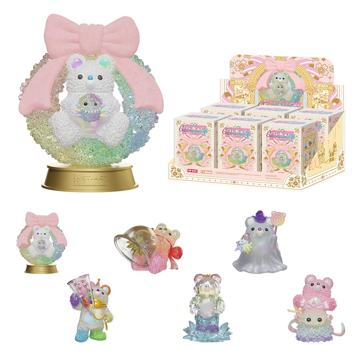INSTINCTOY Muckey Celebration giftシリーズ INSTINCTOY Muckey Celebration gift Series Figures - POP MART