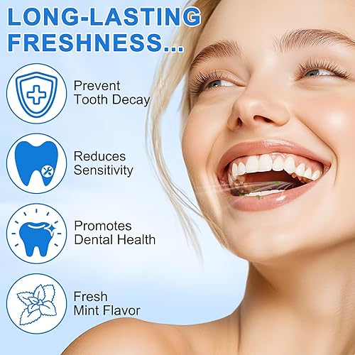 Miniatura 3 de Pasta de dientes Hydroxyapatite, pasta de dientes Nano hidroxiapatita para dientes sensibles, paquete de 2 8.46 onzas, menta natural para mayor