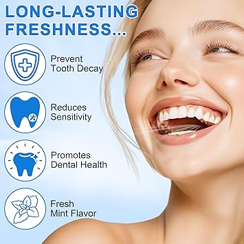 Hydroxyapatite Toothpaste 2 Pack, Enamel Care Nano Hydroxyapatite Toothpaste for Sensitive Teeth, Natural Mint for Extra Freshness, Non-Irritating Formula 8.46 Oz