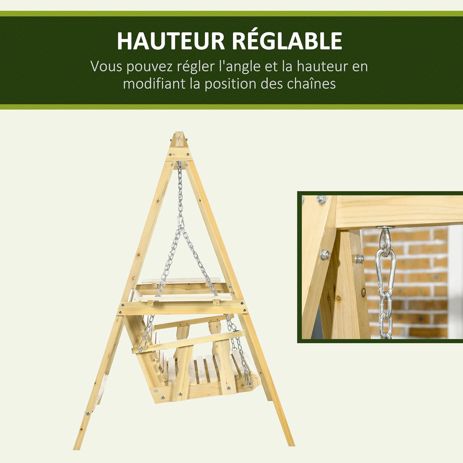 Adjustable Height Mechanism of Swing