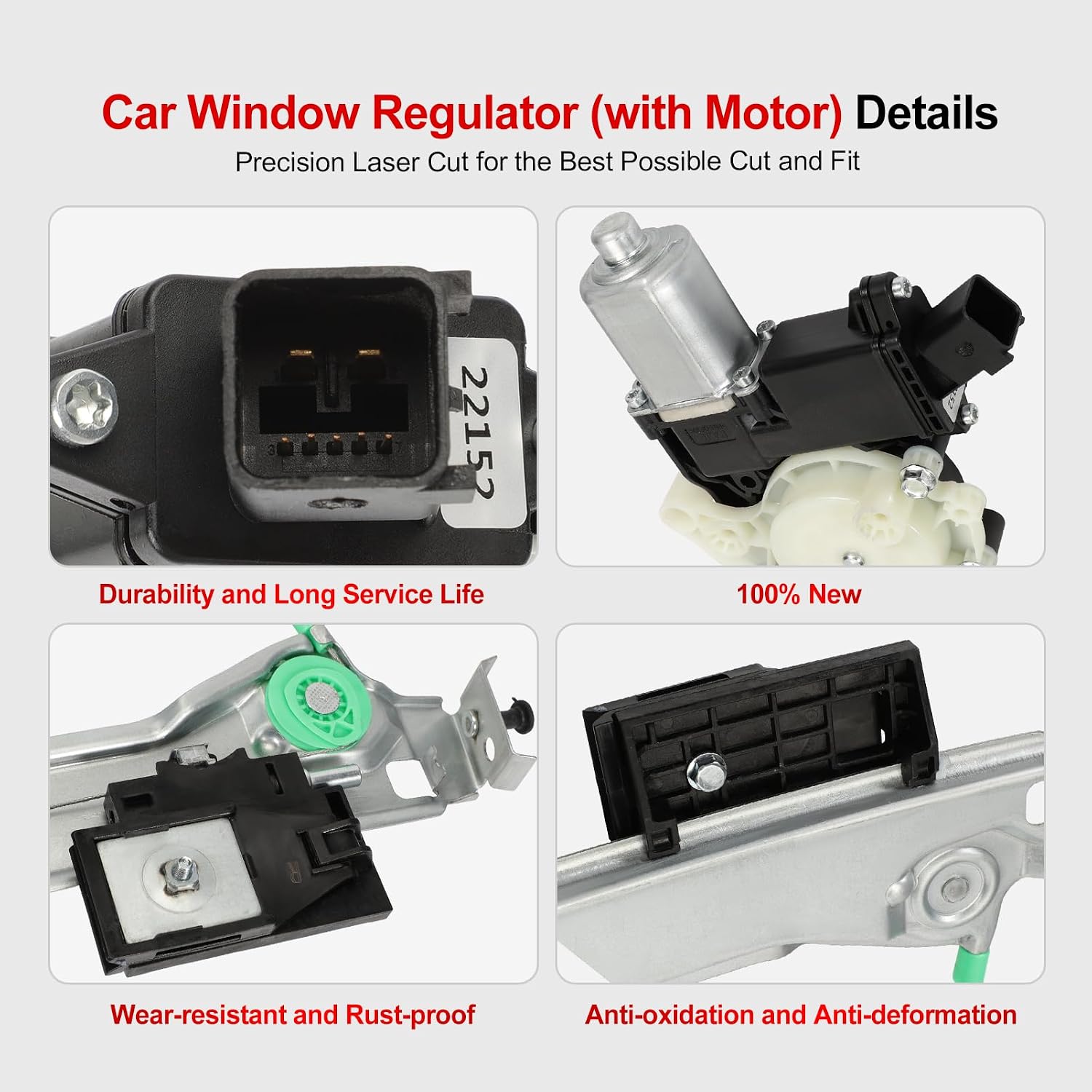 751-842 Power Window Regulator and Motor Assembly Front Passenger Side Compatible with Camaro 2011-2015 Replaces# WLA4023, 382376, 22777326, 22798810, 22806509, 22877928, 23427762