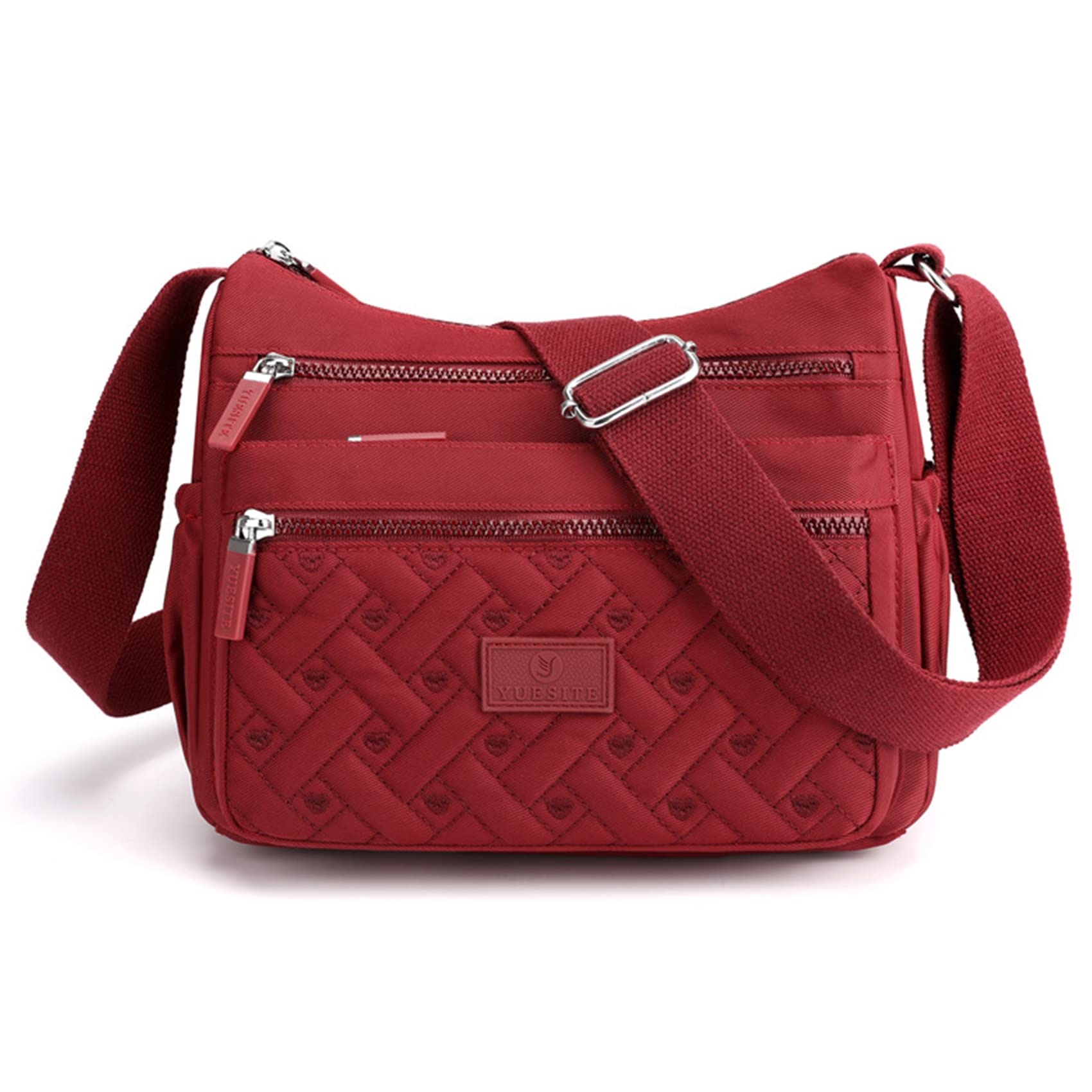 Sac à main nylon imperméable et léger avec compartiments zippés - 8
