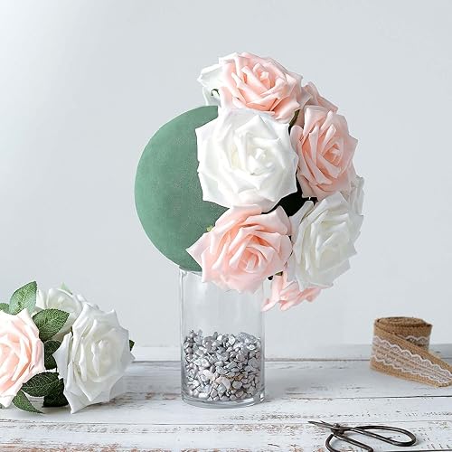 Miniatura 2 de Efavormart - Esfera de espuma floral verde de 8 pulgadas, bolas de espuma para arreglos florales, bodas, fiestas, arreglos florales
