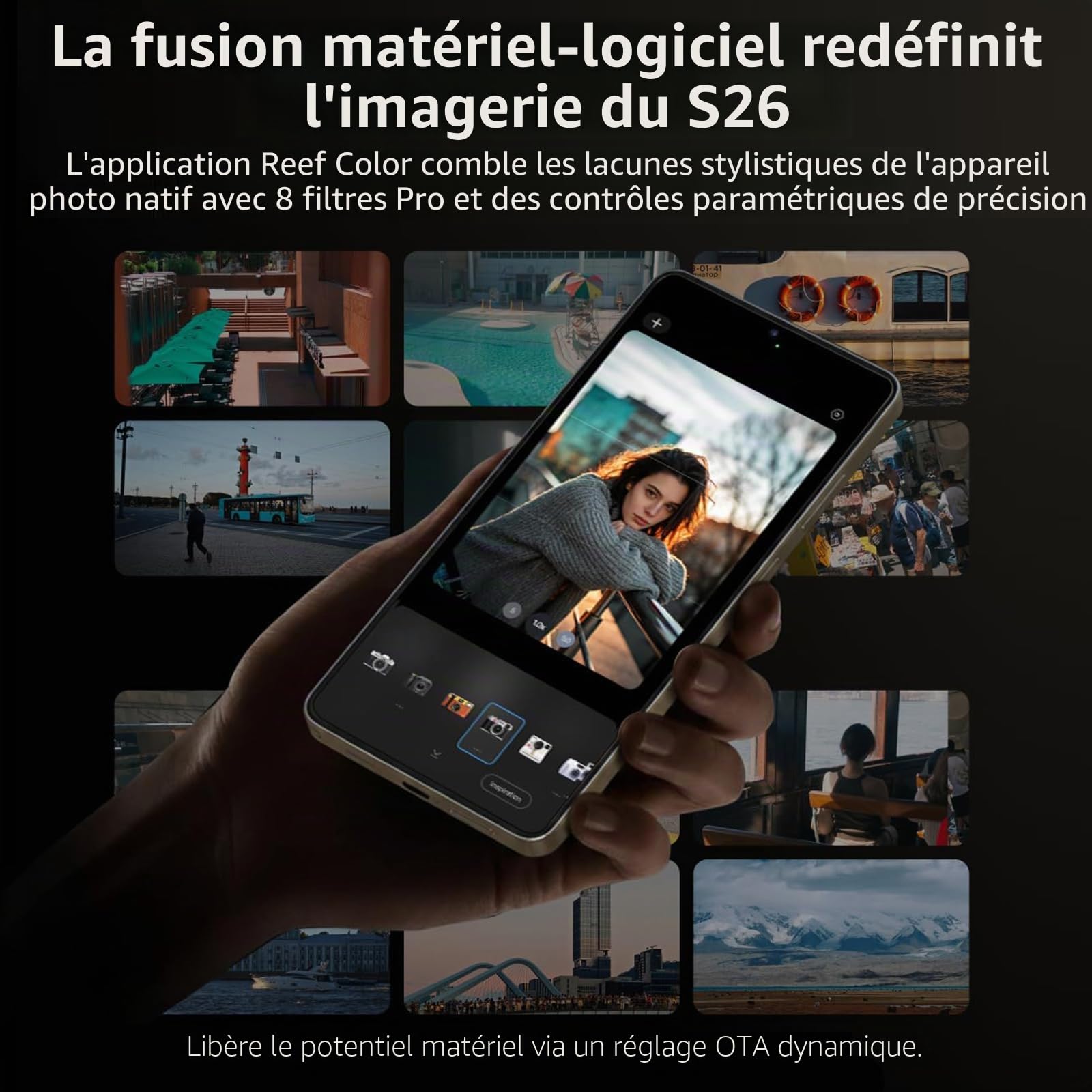 Master Grip pour Samsung Galaxy S26 Ultra,Magnetic Photo Grip Kit avec Batterie 3200 mAh,Filtre ND16,Flash Magnétique pour Téléphone avec étui Magsafe S26 Ultra,Professional Shooting Kit Smartphone