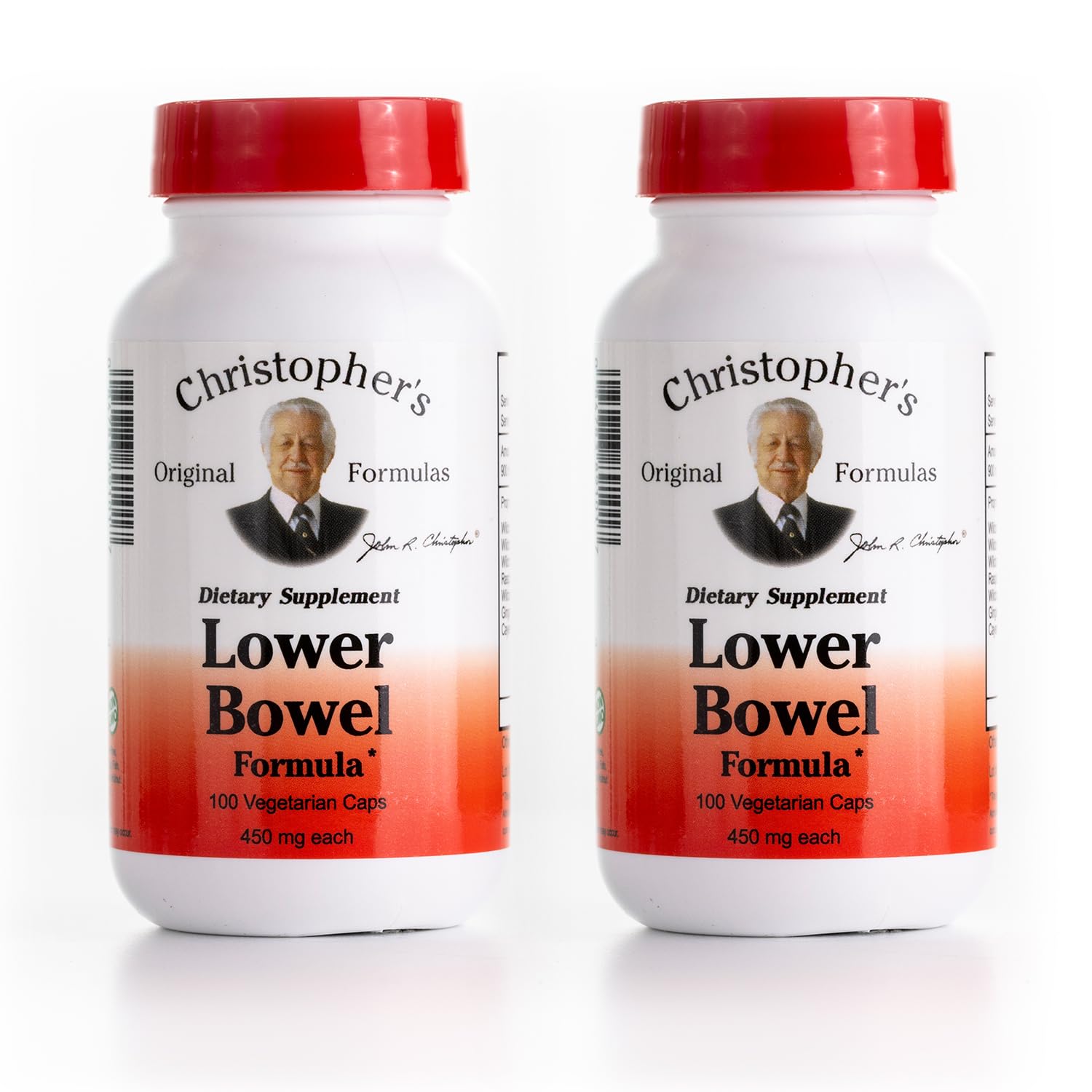Dr. Christopher's Formulas Original Lower Bowel, 100 Capsules (2 pack)
