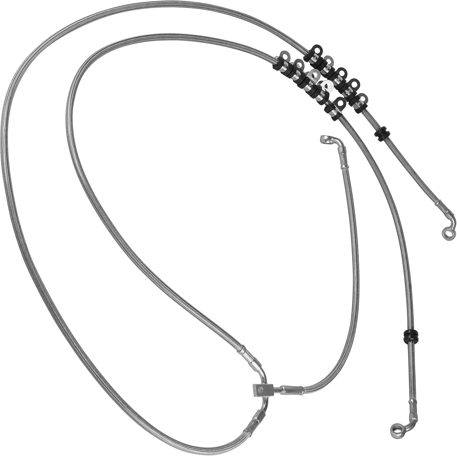 Caltric Front Flexible Brake Hose Compatible with Can-Am Maverick X3 4x4 XRC Turbo DPS 2018 705601495