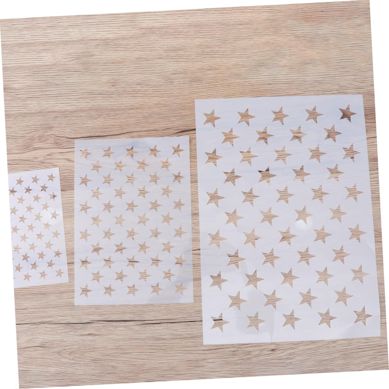 18sheets Hollow Star Stencil Painting Projects Templates Geometric Stencils Nail DIY
