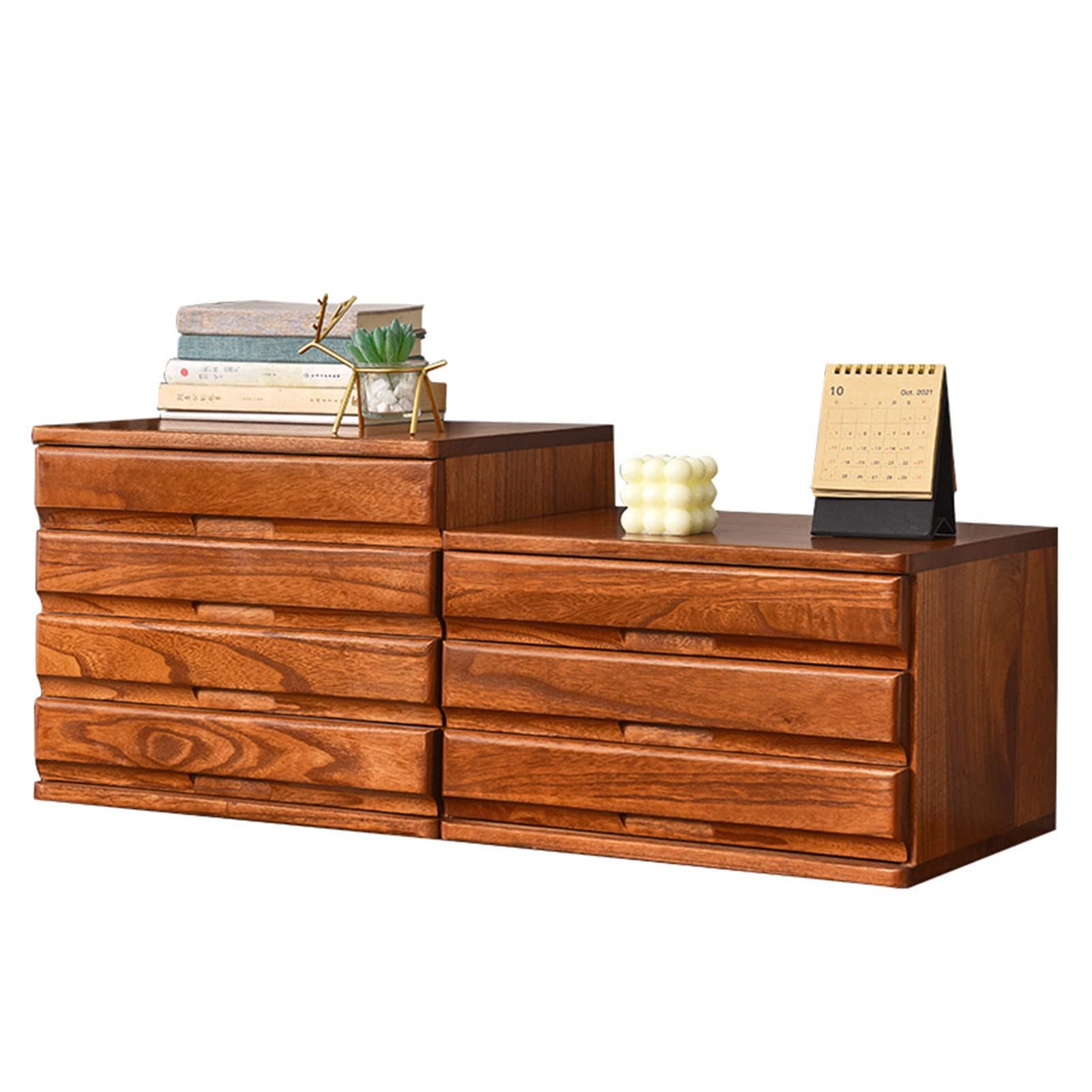 Mehrschichtiger Schreibtisch-Organizer aus Holz mit Schubladen, große Kapazität, Schmuckschatulle und Aktenschrank für Büroaufbewahrung