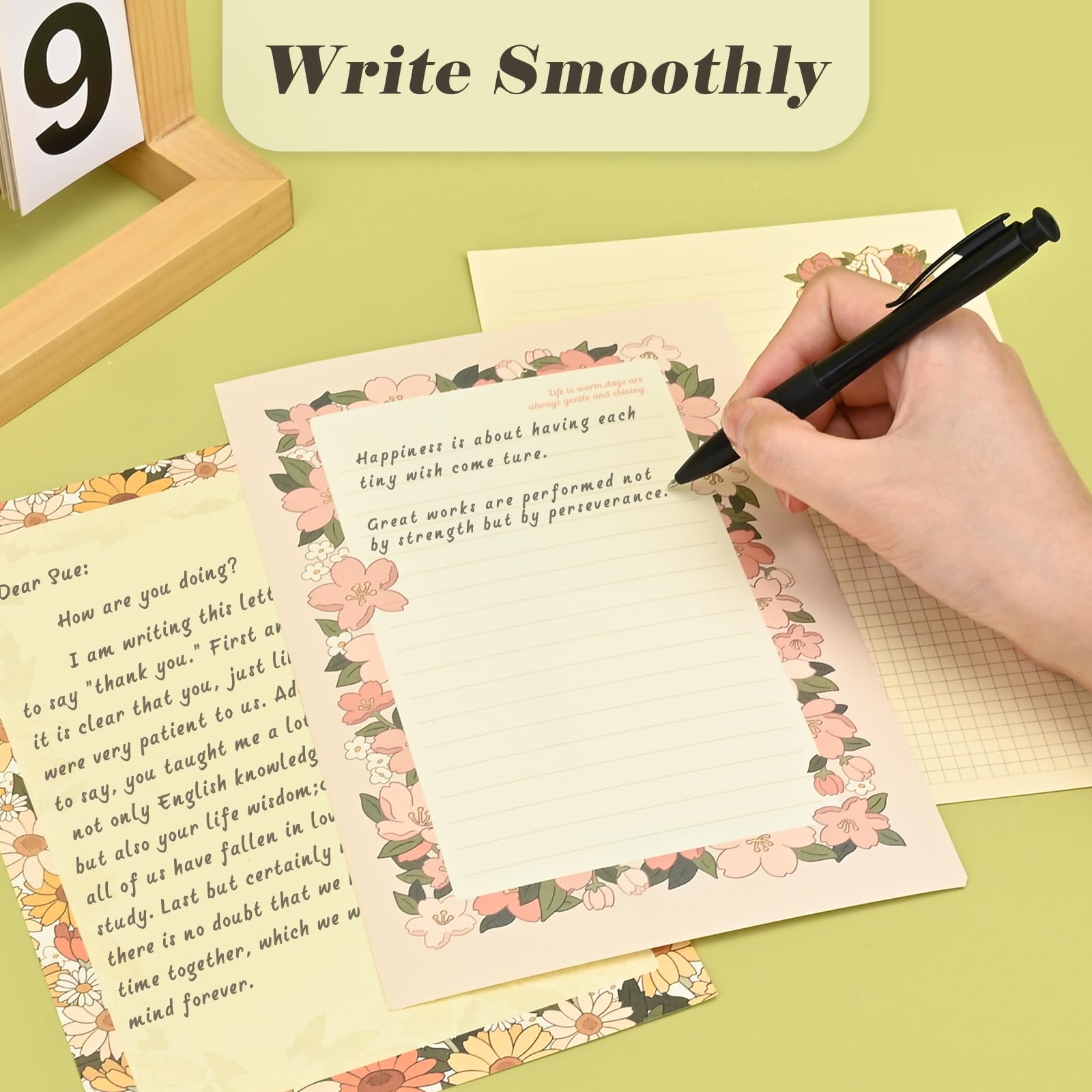 BAYTORY 36Pcs Stationery Paper and Envelopes Set, Cute Animal Patterns Envelope, Love Letter Papers Letter Writing Kit - Image 4