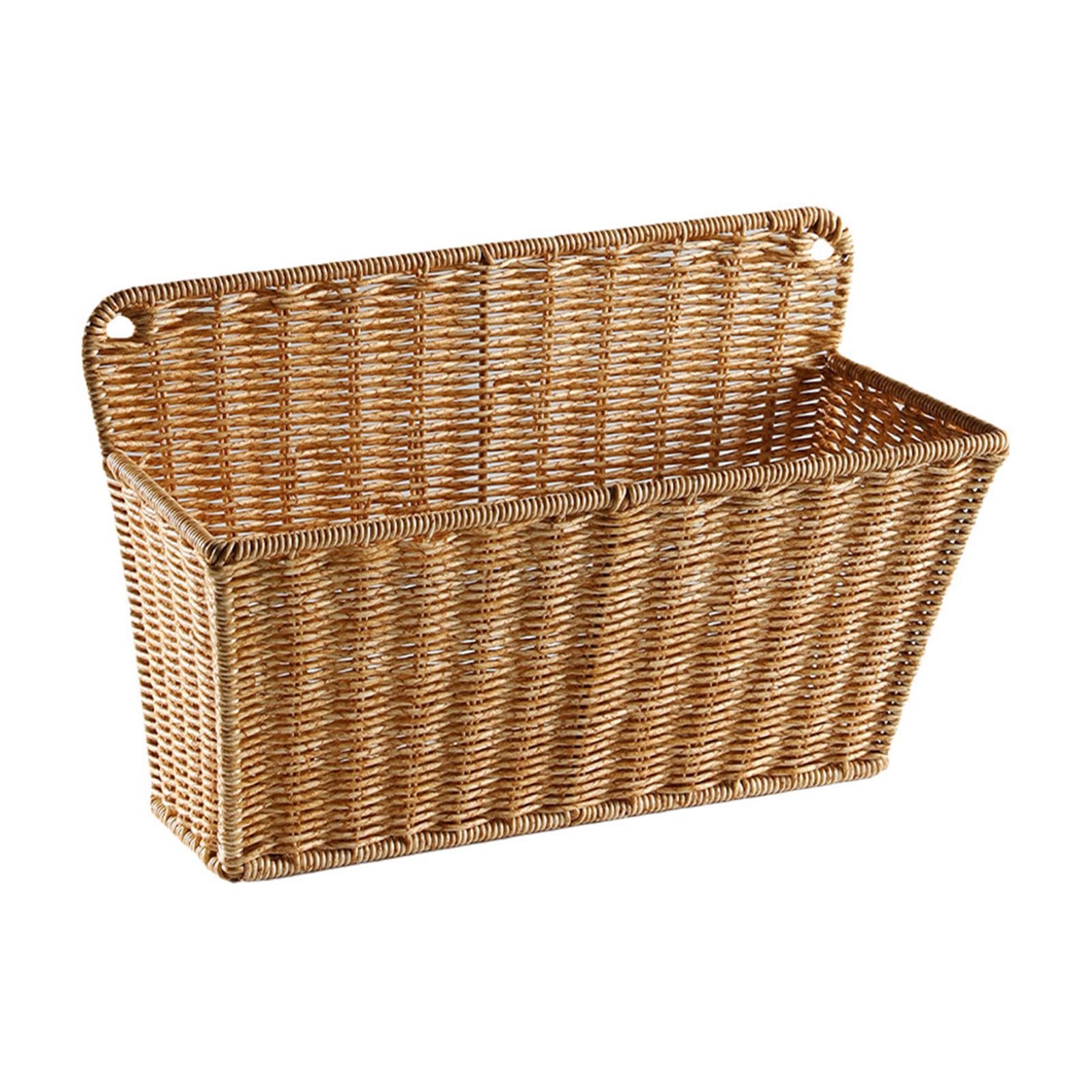 Sharplace Cesta de Almacenamiento de Cocina, Cesta Colgante de Pared para Cocina, Sala de Estar Y Cocina de Estilo Rústico.