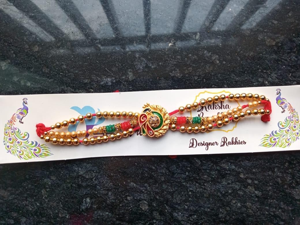 Rakhi Para Niños - Juego De 2 Con Spiderman Y Capitán América - Pulsera Tradicional Con Tarjeta
