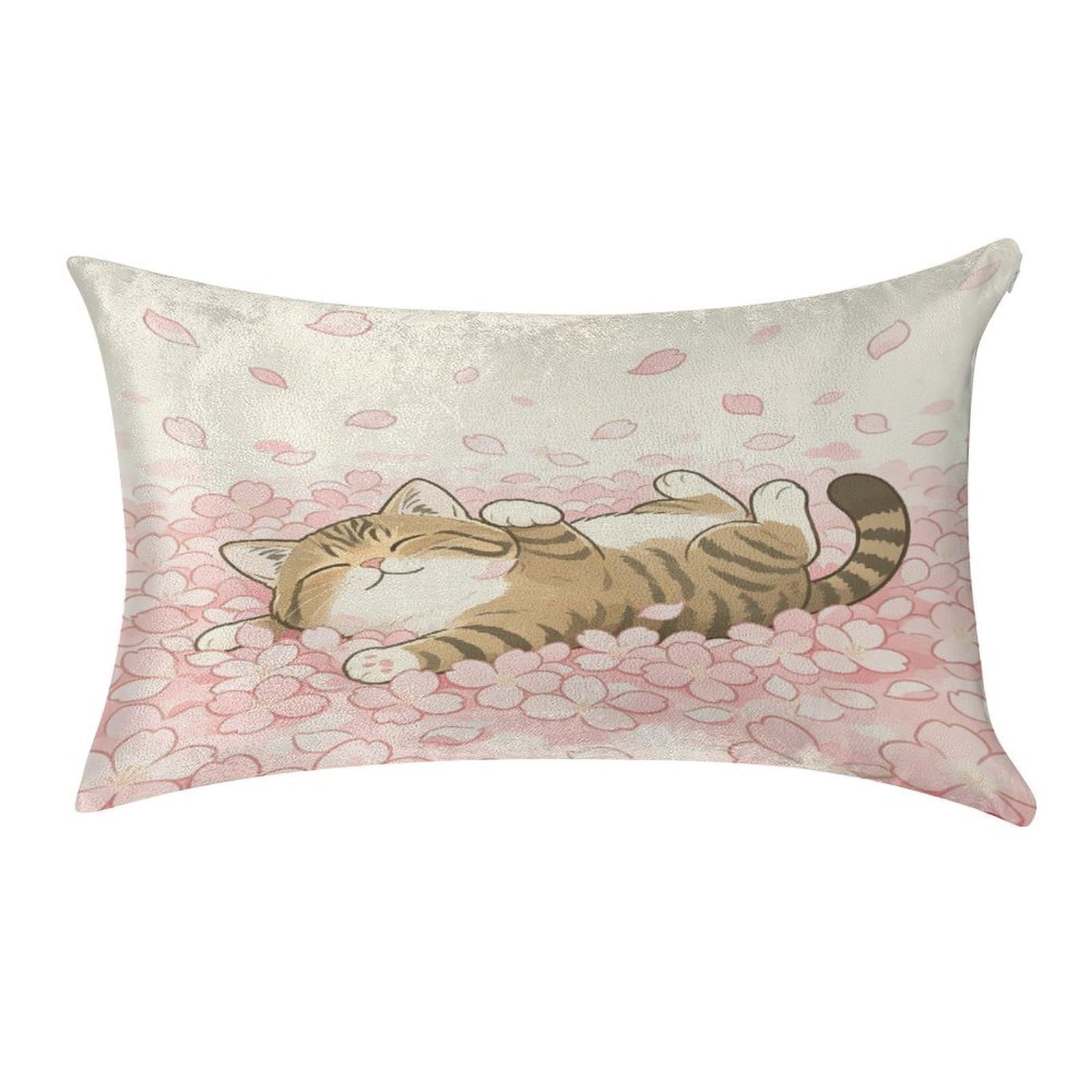 Fekiloot Style Cute Little Kitten Pillow Covers Home Decor Pillow Cases