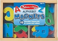 Vista 3 de Imanes de madera del alfabeto Melissa & Doug, Letras, Multicolor/Ninguno