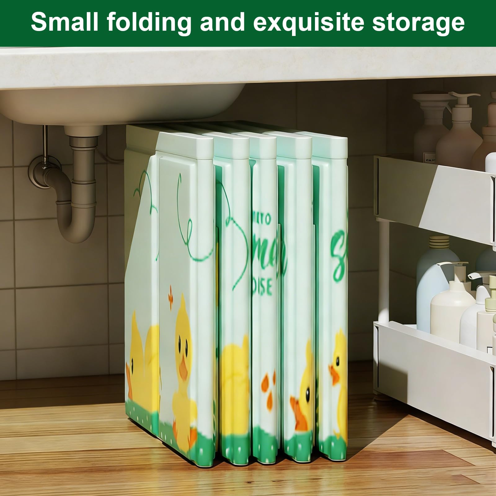 Baignoire Pliable Bébé Douche Multifonction Portable 0-8 ans avec Bouchon de Vidange